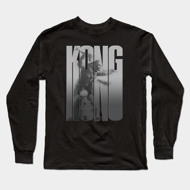 KING KONG 1933 - Block letters Long Sleeve T-Shirt by ROBZILLA